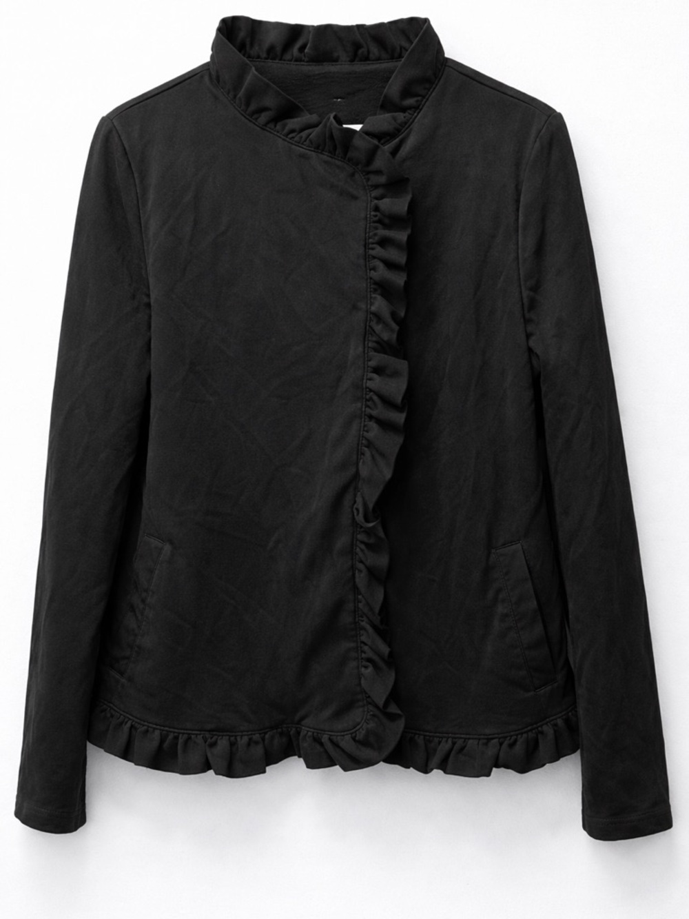 Matilda Jane Black Ruffle-Trim Jacket